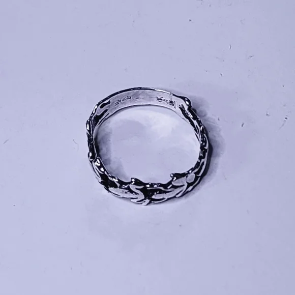 Sterling silver frog ring - Picture 4 of 5